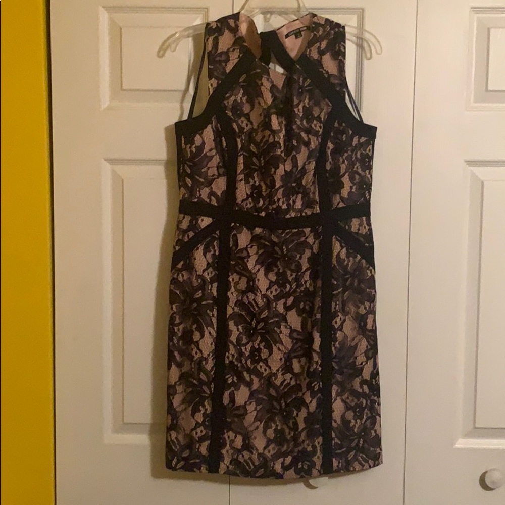 Gianni Bini black lace dress